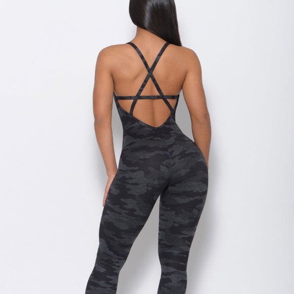 Bombshell Sportswear Pants - Bombshell Black Camo Bodysuit